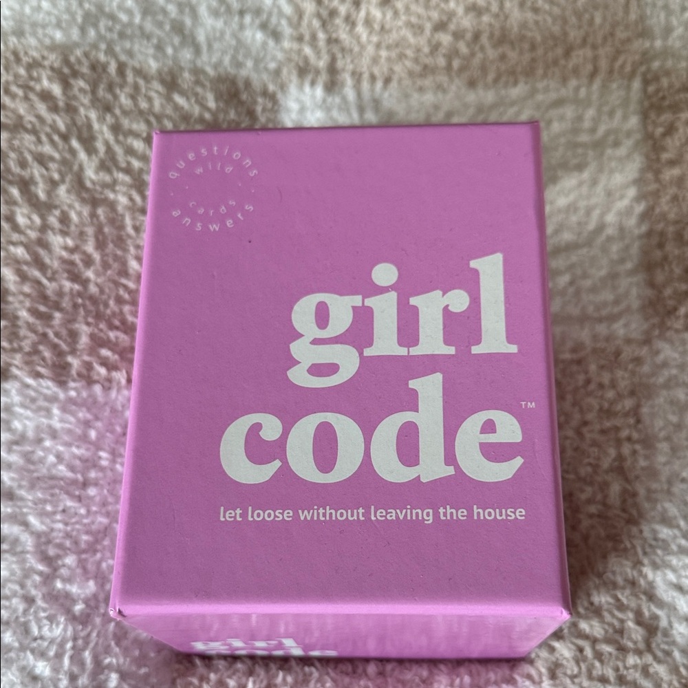 Girl Code Card Game - Pink